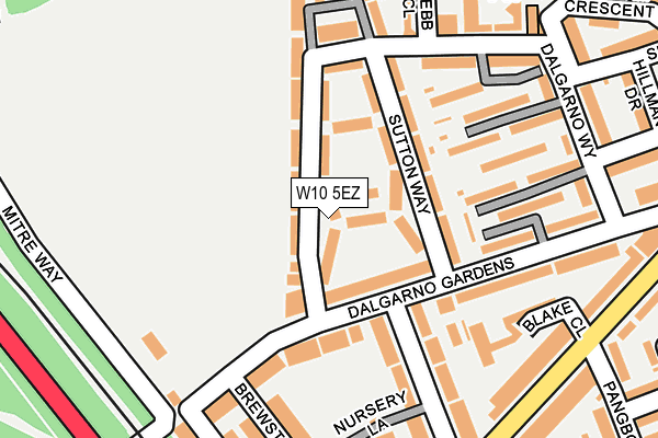 W10 5EZ map - OS OpenMap – Local (Ordnance Survey) W10 5EZ map - OS OpenMap – Local (Ordnance Survey)