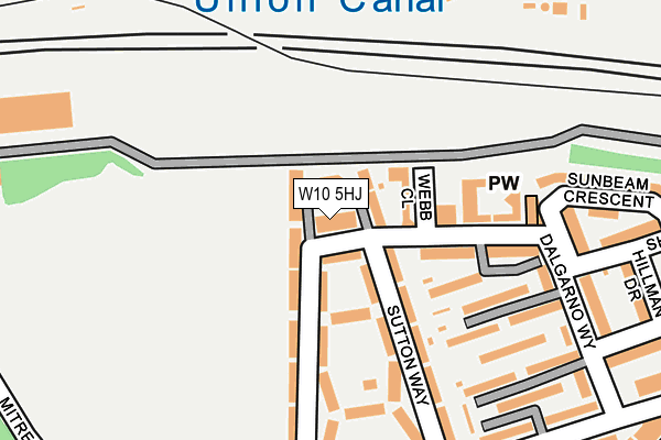 W10 5HJ map - OS OpenMap – Local (Ordnance Survey) W10 5HJ map - OS OpenMap – Local (Ordnance Survey)