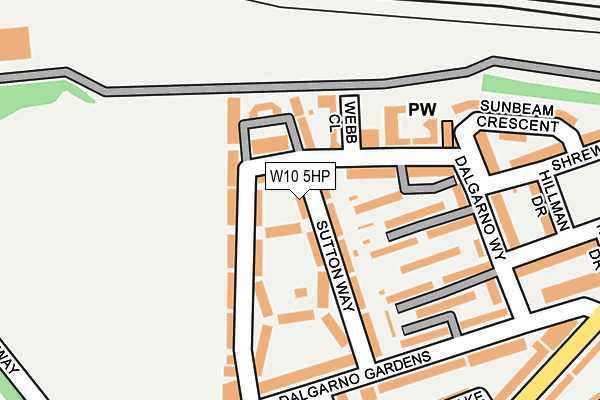 W10 5HP map - OS OpenMap – Local (Ordnance Survey) W10 5HP map - OS OpenMap – Local (Ordnance Survey)
