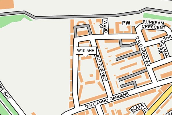 W10 5HR map - OS OpenMap – Local (Ordnance Survey) W10 5HR map - OS OpenMap – Local (Ordnance Survey)