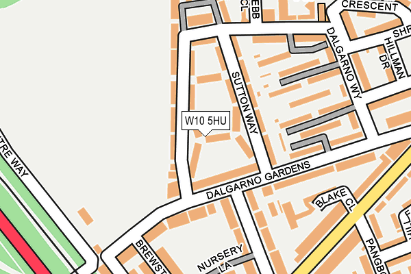 W10 5HU map - OS OpenMap – Local (Ordnance Survey) W10 5HU map - OS OpenMap – Local (Ordnance Survey)