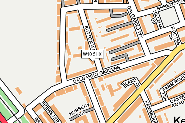 W10 5HX map - OS OpenMap – Local (Ordnance Survey) W10 5HX map - OS OpenMap – Local (Ordnance Survey)