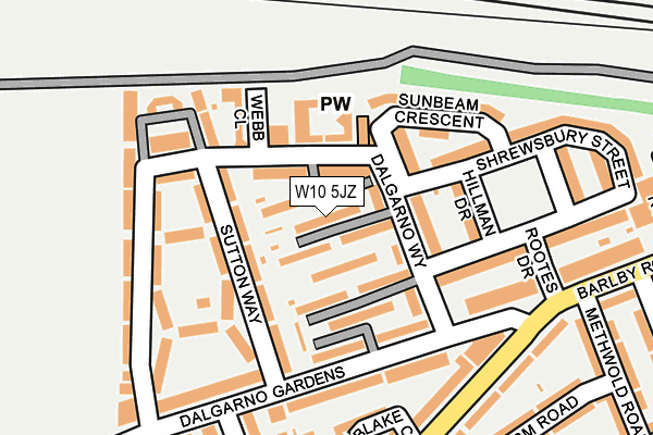 W10 5JZ map - OS OpenMap – Local (Ordnance Survey) W10 5JZ map - OS OpenMap – Local (Ordnance Survey)