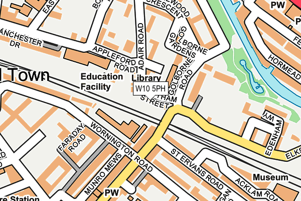W10 5PH map - OS OpenMap – Local (Ordnance Survey) W10 5PH map - OS OpenMap – Local (Ordnance Survey)