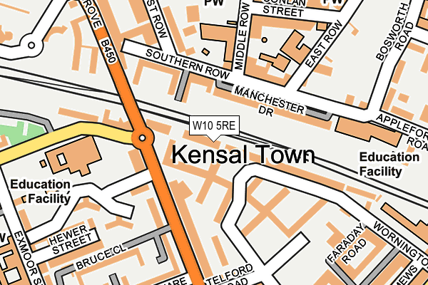 W10 5RE map - OS OpenMap – Local (Ordnance Survey) W10 5RE map - OS OpenMap – Local (Ordnance Survey)