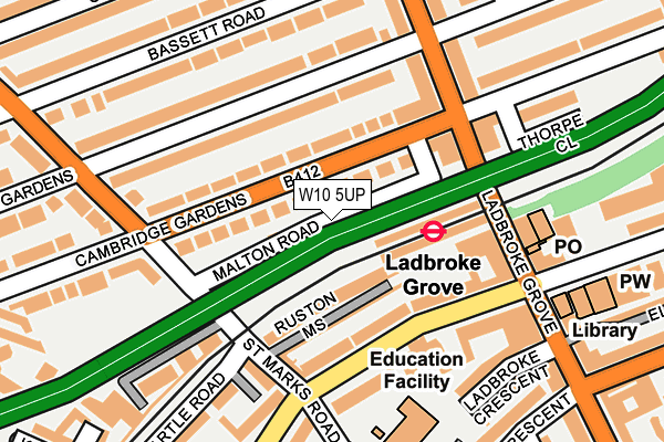 W10 5UP map - OS OpenMap – Local (Ordnance Survey) W10 5UP map - OS OpenMap – Local (Ordnance Survey)