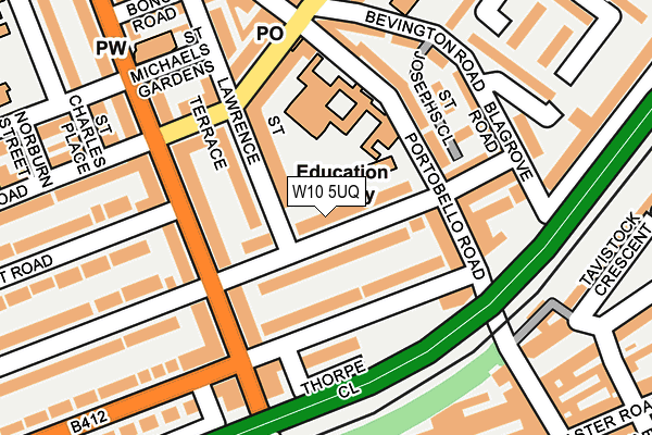 W10 5UQ map - OS OpenMap – Local (Ordnance Survey) W10 5UQ map - OS OpenMap – Local (Ordnance Survey)
