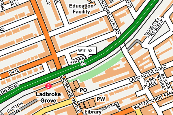 W10 5XL map - OS OpenMap – Local (Ordnance Survey) W10 5XL map - OS OpenMap – Local (Ordnance Survey)