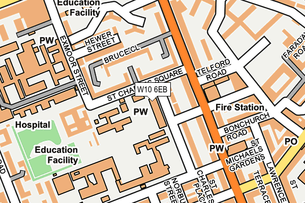 W10 6EB map - OS OpenMap – Local (Ordnance Survey) W10 6EB map - OS OpenMap – Local (Ordnance Survey)