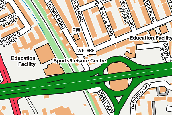 W10 6RF map - OS OpenMap – Local (Ordnance Survey) W10 6RF map - OS OpenMap – Local (Ordnance Survey)