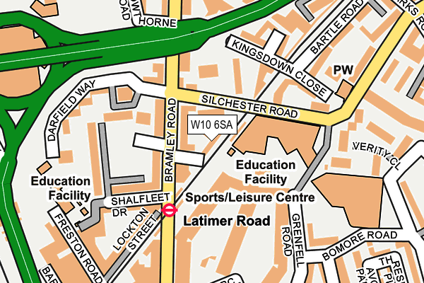 W10 6SA map - OS OpenMap – Local (Ordnance Survey) W10 6SA map - OS OpenMap – Local (Ordnance Survey)