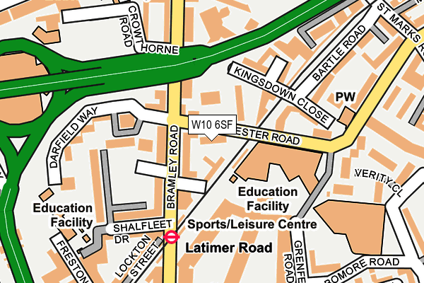 W10 6SF map - OS OpenMap – Local (Ordnance Survey) W10 6SF map - OS OpenMap – Local (Ordnance Survey)