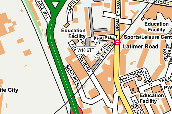 W10 6TT map - OS OpenMap – Local (Ordnance Survey) W10 6TT map - OS OpenMap – Local (Ordnance Survey)