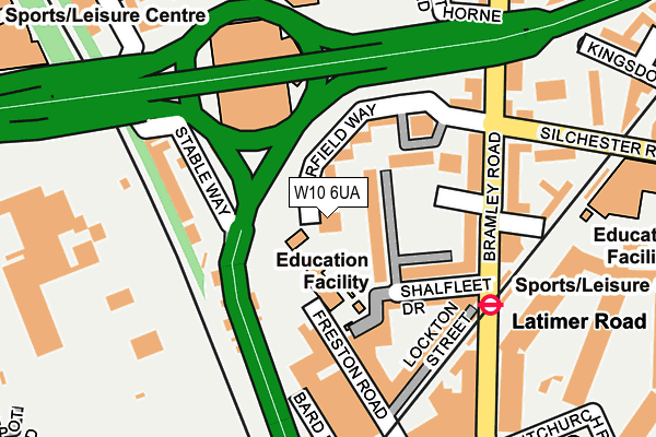 W10 6UA map - OS OpenMap – Local (Ordnance Survey) W10 6UA map - OS OpenMap – Local (Ordnance Survey)