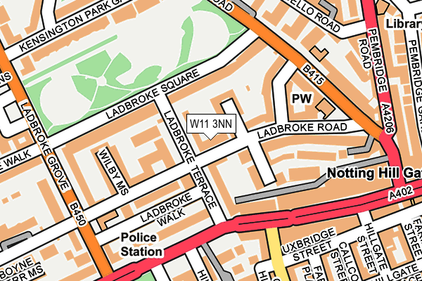 W11 3NN map - OS OpenMap – Local (Ordnance Survey) W11 3NN map - OS OpenMap – Local (Ordnance Survey)