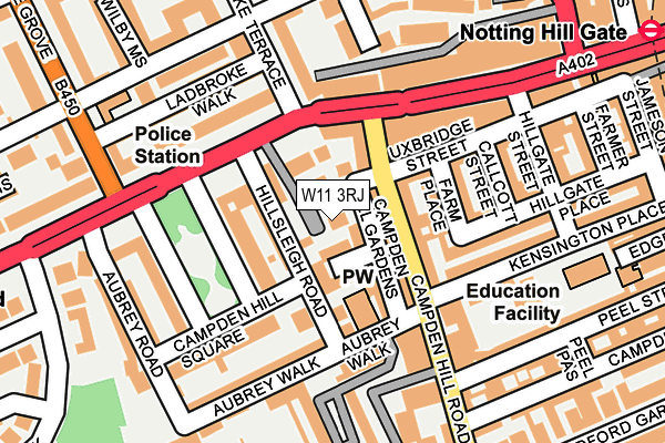 W11 3RJ map - OS OpenMap – Local (Ordnance Survey) W11 3RJ map - OS OpenMap – Local (Ordnance Survey)