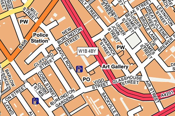 W1B 4BY map - OS OpenMap – Local (Ordnance Survey) W1B 4BY map - OS OpenMap – Local (Ordnance Survey)
