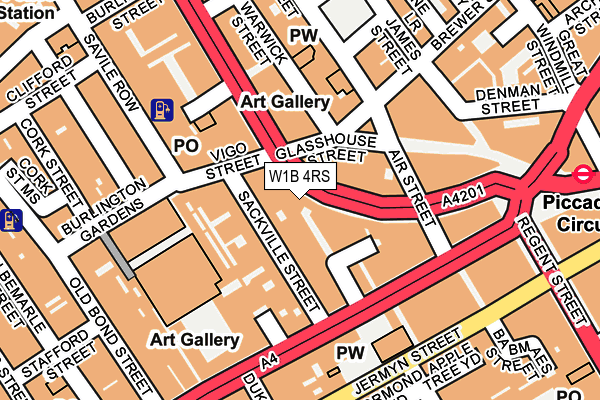 W1B 4RS map - OS OpenMap – Local (Ordnance Survey) W1B 4RS map - OS OpenMap – Local (Ordnance Survey)