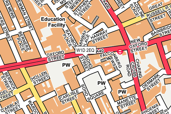 W1D 2EQ map - OS OpenMap – Local (Ordnance Survey) W1D 2EQ map - OS OpenMap – Local (Ordnance Survey)