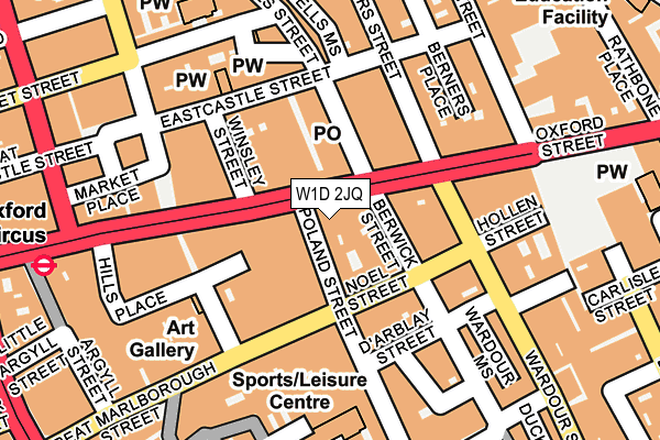 W1D 2JQ map - OS OpenMap – Local (Ordnance Survey) W1D 2JQ map - OS OpenMap – Local (Ordnance Survey)