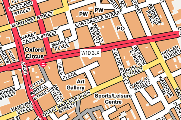 W1D 2JX map - OS OpenMap – Local (Ordnance Survey) W1D 2JX map - OS OpenMap – Local (Ordnance Survey)