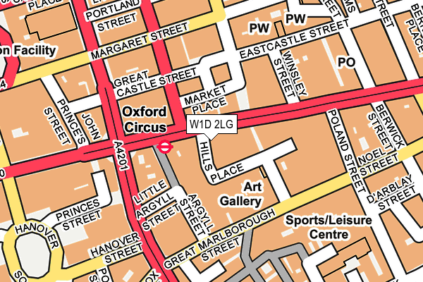 W1D 2LG map - OS OpenMap – Local (Ordnance Survey) W1D 2LG map - OS OpenMap – Local (Ordnance Survey)