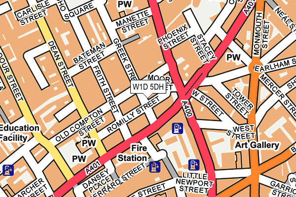 W1D 5DH map - OS OpenMap – Local (Ordnance Survey) W1D 5DH map - OS OpenMap – Local (Ordnance Survey)
