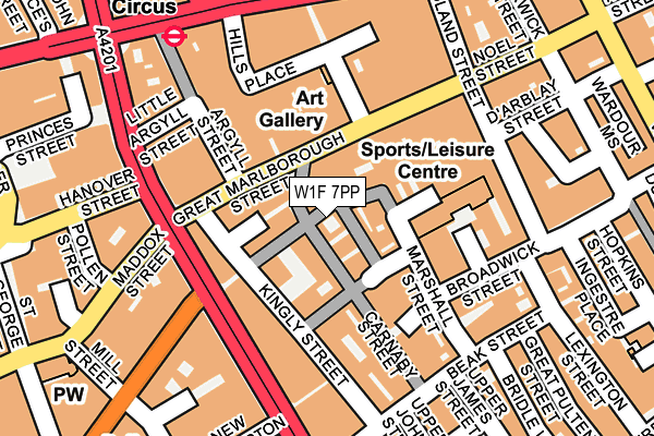 W1F 7PP map - OS OpenMap – Local (Ordnance Survey) W1F 7PP map - OS OpenMap – Local (Ordnance Survey)