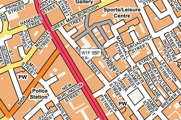 W1F 9BP map - OS OpenMap – Local (Ordnance Survey) W1F 9BP map - OS OpenMap – Local (Ordnance Survey)