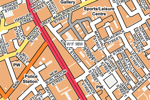 W1F 9BW map - OS OpenMap – Local (Ordnance Survey) W1F 9BW map - OS OpenMap – Local (Ordnance Survey)