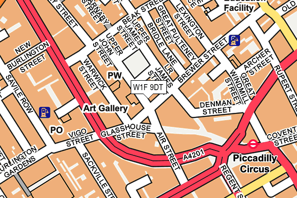 W1F 9DT map - OS OpenMap – Local (Ordnance Survey) W1F 9DT map - OS OpenMap – Local (Ordnance Survey)