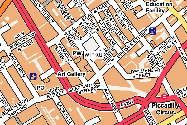 W1F 9JJ map - OS OpenMap – Local (Ordnance Survey) W1F 9JJ map - OS OpenMap – Local (Ordnance Survey)