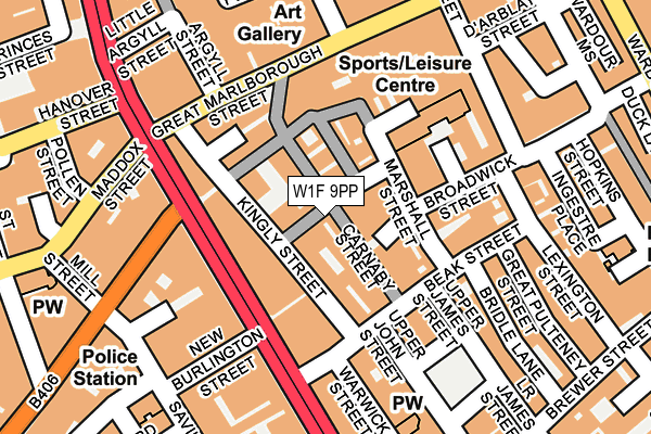 W1F 9PP map - OS OpenMap – Local (Ordnance Survey) W1F 9PP map - OS OpenMap – Local (Ordnance Survey)