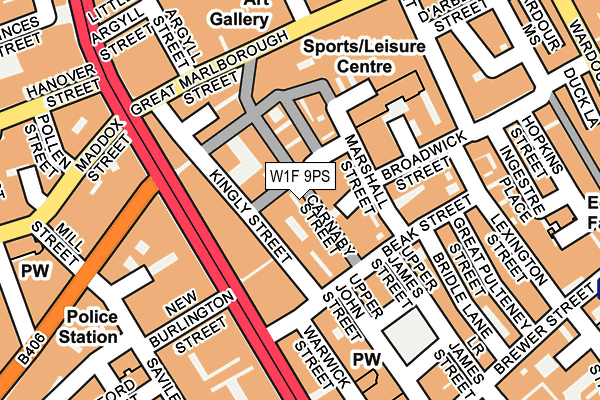 W1F 9PS map - OS OpenMap – Local (Ordnance Survey) W1F 9PS map - OS OpenMap – Local (Ordnance Survey)