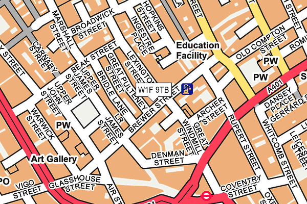 W1F 9TB map - OS OpenMap – Local (Ordnance Survey) W1F 9TB map - OS OpenMap – Local (Ordnance Survey)