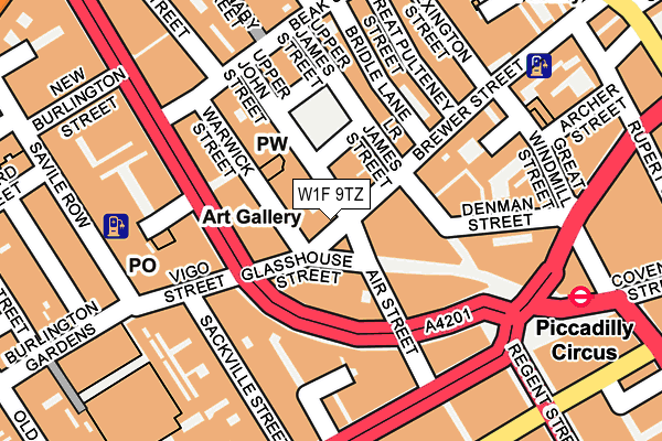 W1F 9TZ map - OS OpenMap – Local (Ordnance Survey) W1F 9TZ map - OS OpenMap – Local (Ordnance Survey)