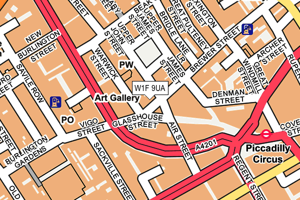 W1F 9UA map - OS OpenMap – Local (Ordnance Survey) W1F 9UA map - OS OpenMap – Local (Ordnance Survey)