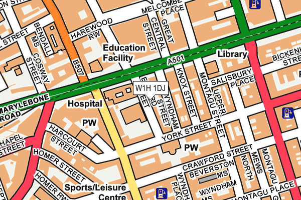 W1H 1DJ map - OS OpenMap – Local (Ordnance Survey) W1H 1DJ map - OS OpenMap – Local (Ordnance Survey)