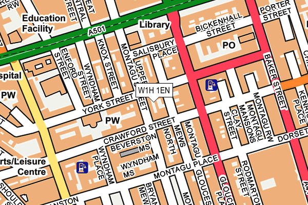 W1H 1EN map - OS OpenMap – Local (Ordnance Survey) W1H 1EN map - OS OpenMap – Local (Ordnance Survey)