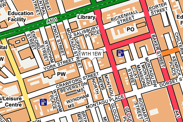 W1H 1EW map - OS OpenMap – Local (Ordnance Survey) W1H 1EW map - OS OpenMap – Local (Ordnance Survey)