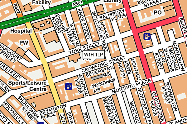 W1H 1LP map - OS OpenMap – Local (Ordnance Survey) W1H 1LP map - OS OpenMap – Local (Ordnance Survey)