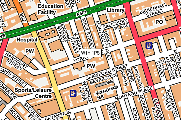W1H 1PS map - OS OpenMap – Local (Ordnance Survey) W1H 1PS map - OS OpenMap – Local (Ordnance Survey)