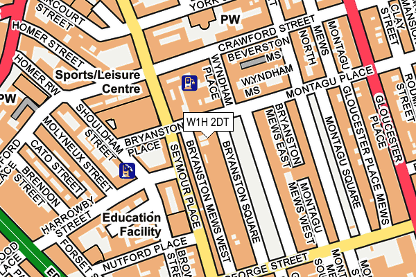 W1H 2DT map - OS OpenMap – Local (Ordnance Survey) W1H 2DT map - OS OpenMap – Local (Ordnance Survey)