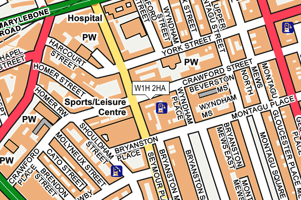 W1H 2HA map - OS OpenMap – Local (Ordnance Survey) W1H 2HA map - OS OpenMap – Local (Ordnance Survey)