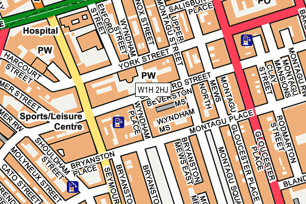 W1H 2HJ map - OS OpenMap – Local (Ordnance Survey) W1H 2HJ map - OS OpenMap – Local (Ordnance Survey)