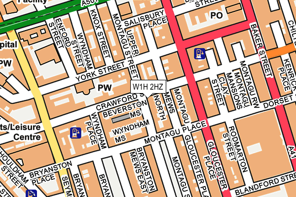 W1H 2HZ map - OS OpenMap – Local (Ordnance Survey) W1H 2HZ map - OS OpenMap – Local (Ordnance Survey)