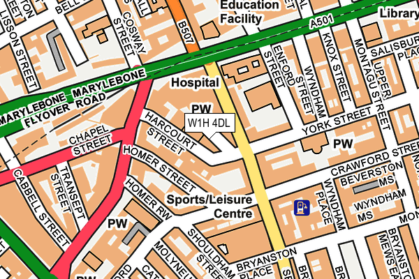 W1H 4DL map - OS OpenMap – Local (Ordnance Survey) W1H 4DL map - OS OpenMap – Local (Ordnance Survey)