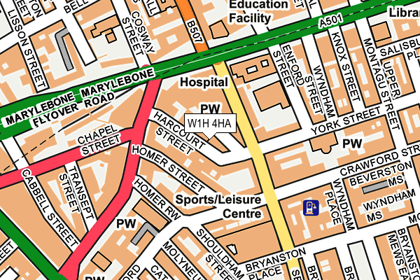 W1H 4HA map - OS OpenMap – Local (Ordnance Survey) W1H 4HA map - OS OpenMap – Local (Ordnance Survey)