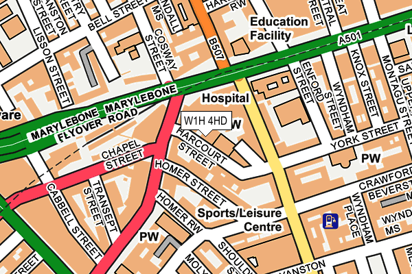 W1H 4HD map - OS OpenMap – Local (Ordnance Survey) W1H 4HD map - OS OpenMap – Local (Ordnance Survey)