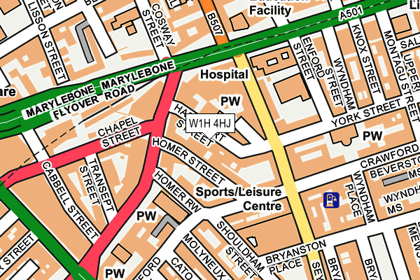 W1H 4HJ map - OS OpenMap – Local (Ordnance Survey) W1H 4HJ map - OS OpenMap – Local (Ordnance Survey)
